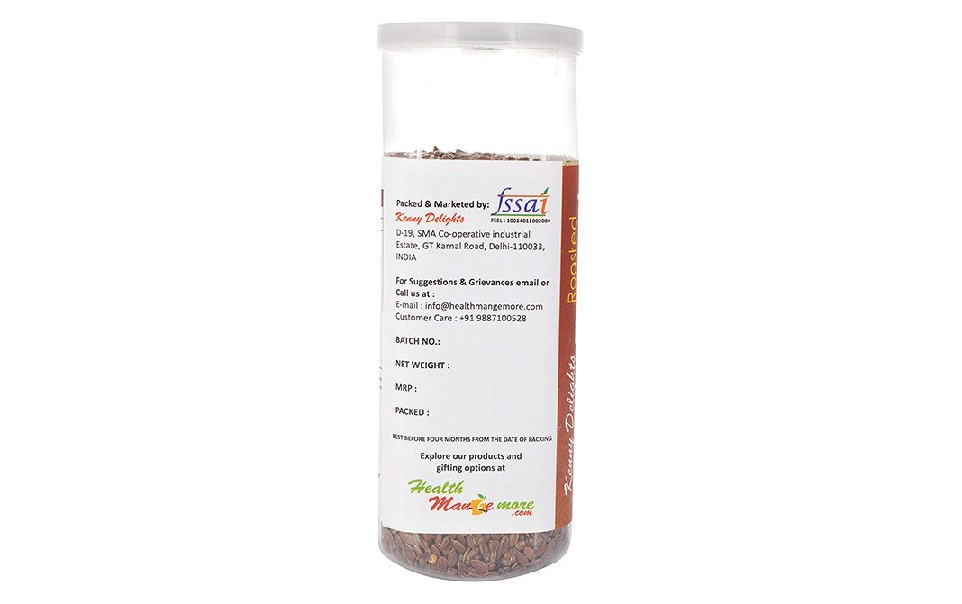 Kenny Delights Roasted Flaxseed    Container  150 grams